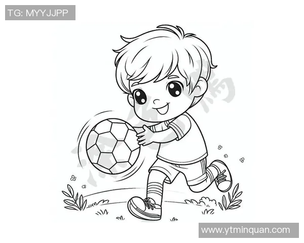 儿童足球简笔画创意教程让孩子们轻松学会画出可爱的足球场景